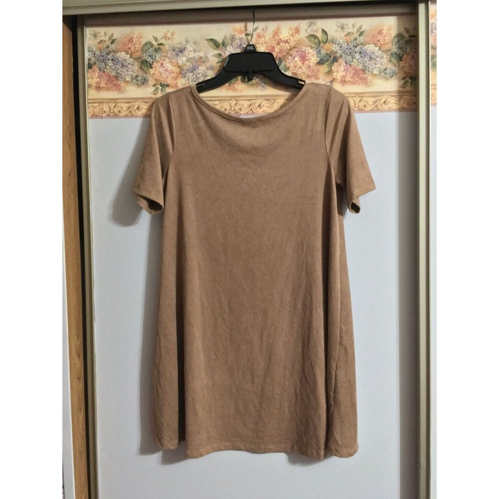 Tres Bien Medium Casual Basic Stretch Minimalist Tunic Dress